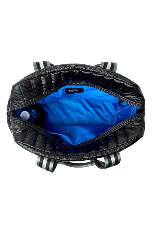 Think Royln Voyager Travel Bag In Black Tuscana