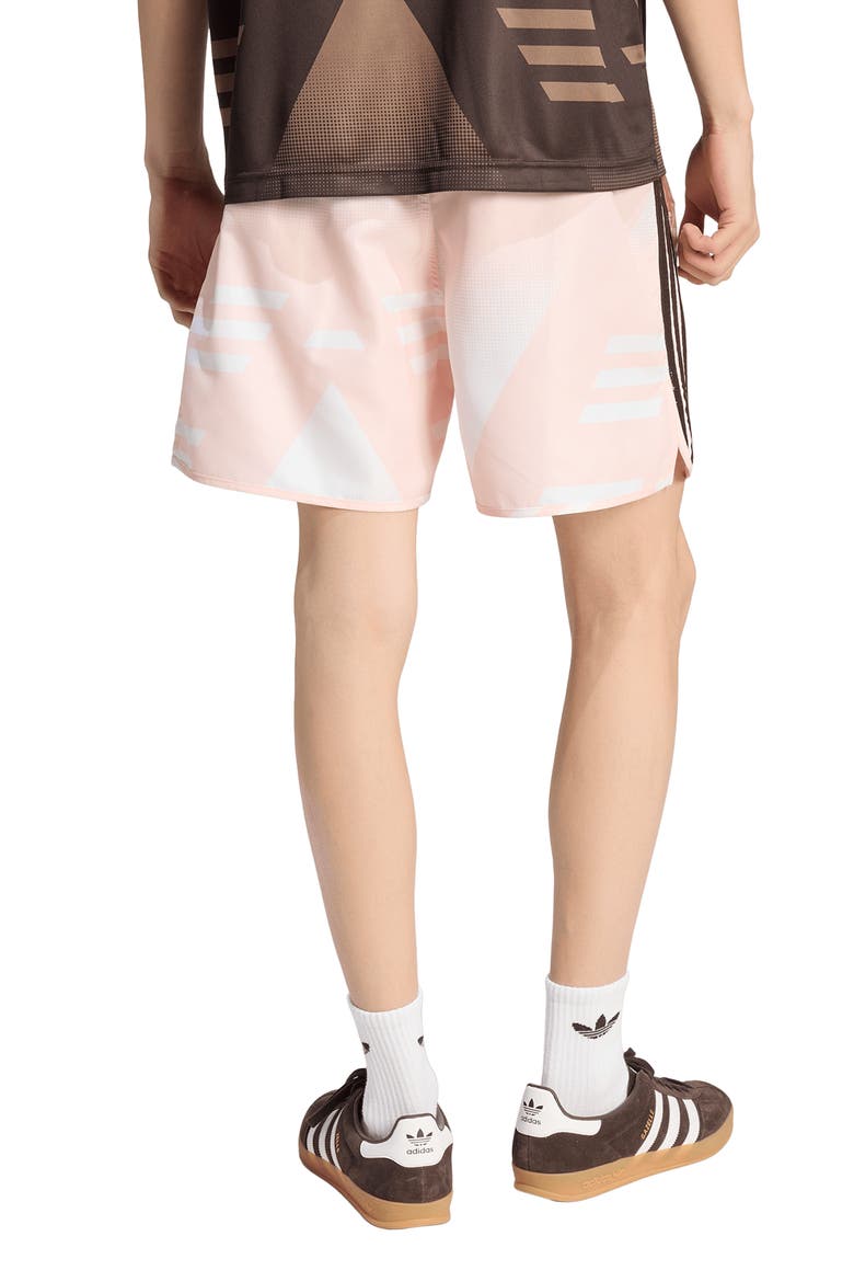 Bruised Banana Allover Print Shorts, Alternate, color, SANDY PINK/ /