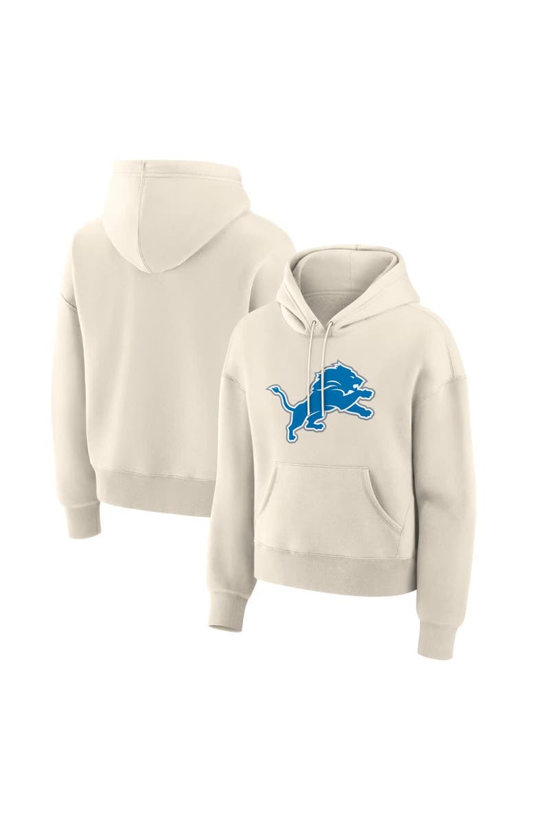 FANATICS Women's Fanatics Cream Detroit Lions Dove Legacy Pullover Hoodie, Alternate, color, Cream