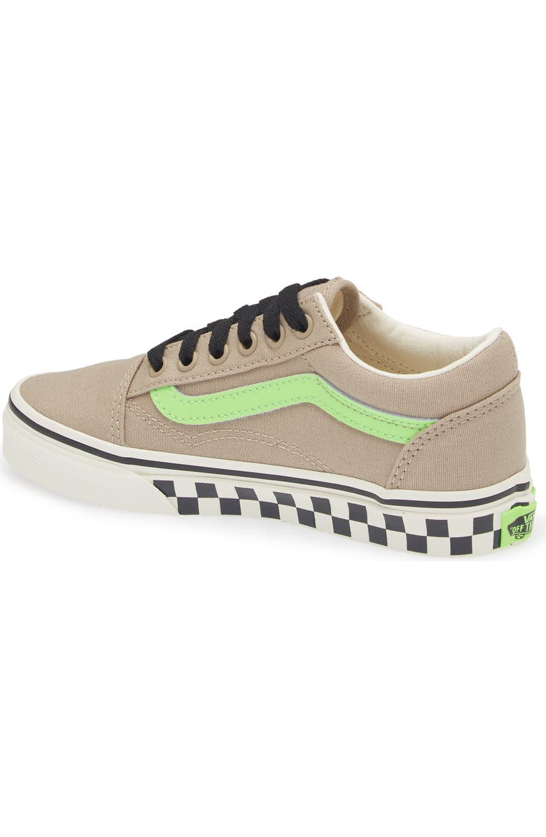 Vans Kids' Old Skool Sneaker, Alternate, color, Glow Bay Leaf