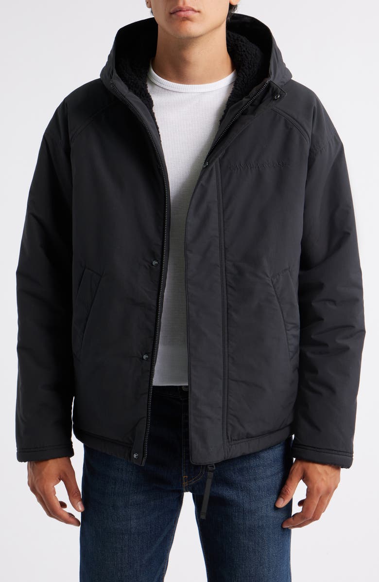 Canada Goose Alberni Reversible High Pile Fleece Bomber Jacket, Main, color,
