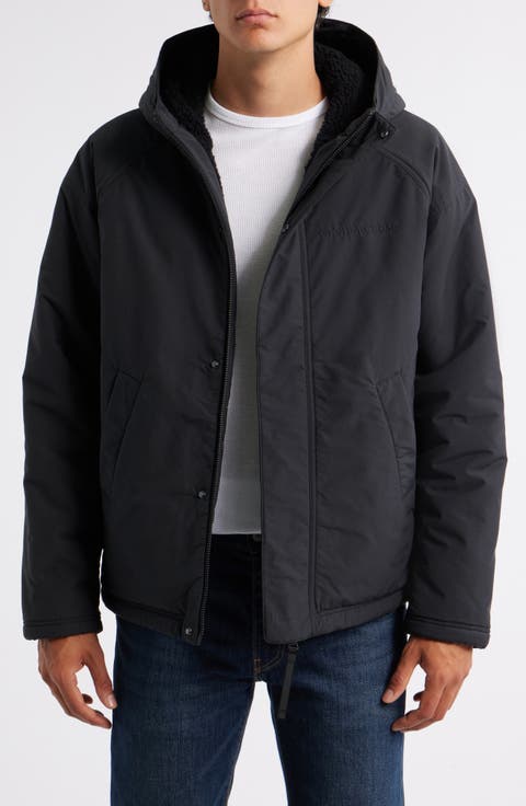 Alberni Reversible High Pile Fleece Bomber Jacket