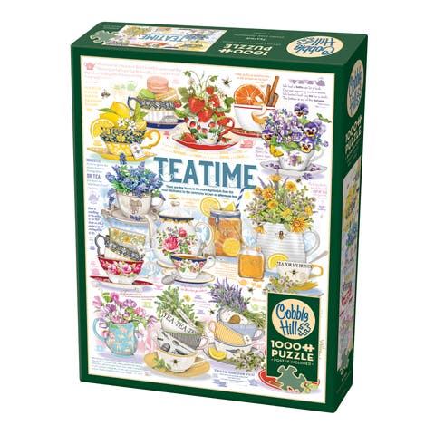 1000 Piece Puzzle Tea Time Reference Poster Included