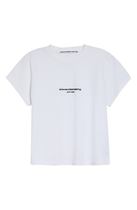 Shrunken Cotton Logo T-Shirt