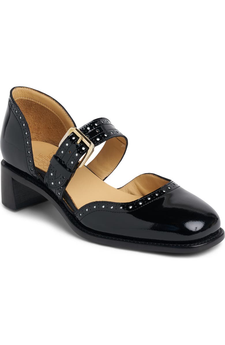 THE OFFICE OF US Ms. Edie Block Heel Pump, Main, color, Black/ White