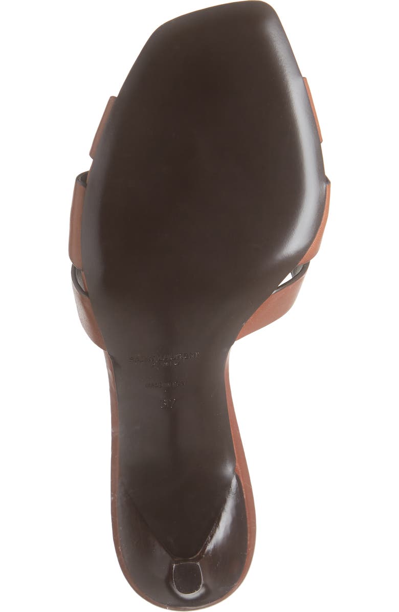 Saint Laurent Glory Tribute Slip-On Sandal, Alternate, color, New Papaya/New Papaya