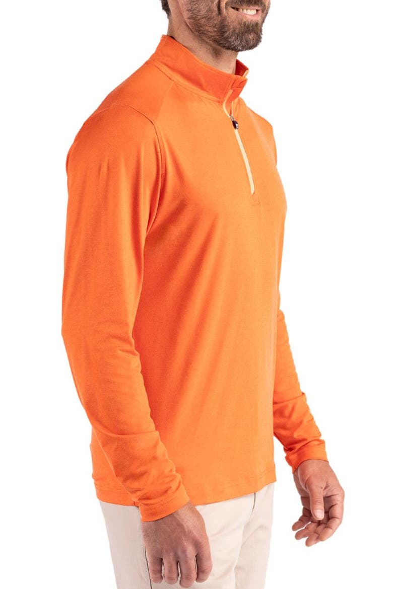 Coastline Epic Comfort Half Zip Performance Pullover, Alternate, color, COLLEGE ORANGE