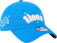 New Era Girls Youth New Era  Blue Detroit Lions Cheer 9TWENTY Adjustable Hat