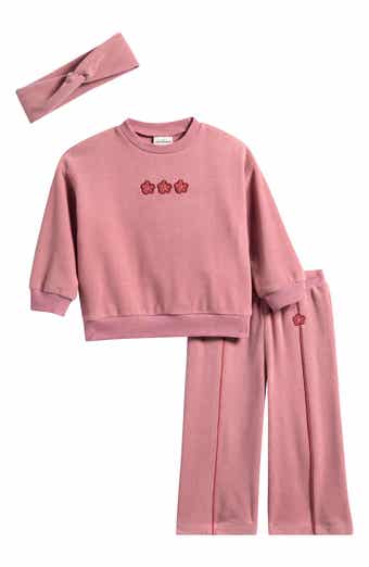 Kids' 3-Piece Sweatshirt, Pants & Headband Set