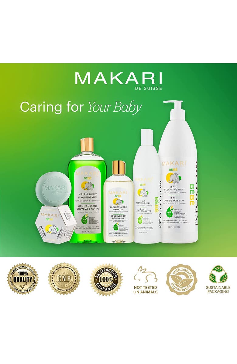 Makari de Suisse Gentle Hydrating Bebe Soap, Alternate, color, NO COLOR