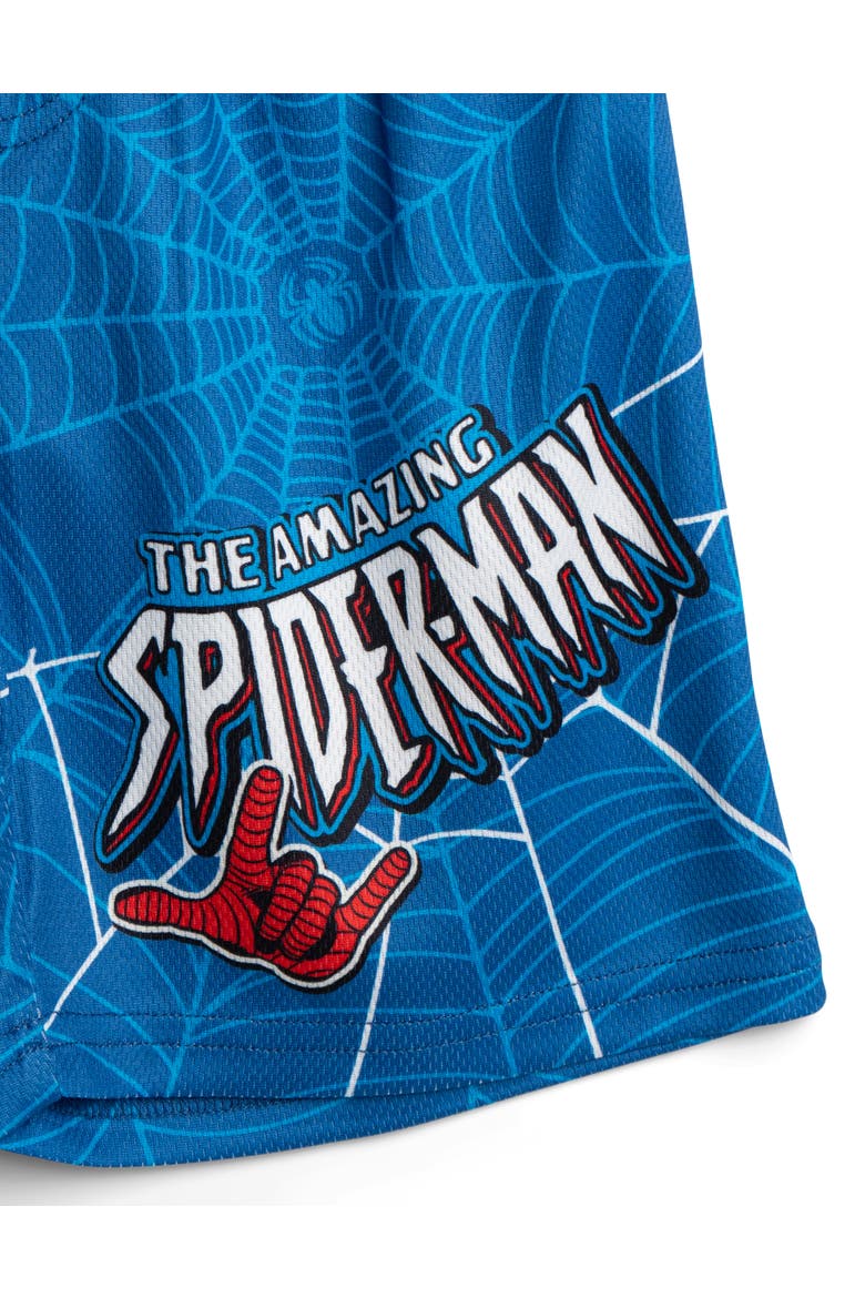 Spider-Man 2-Piece Athletic Tee and Shorts Set, Alternate, color, Cobalt Spider Man