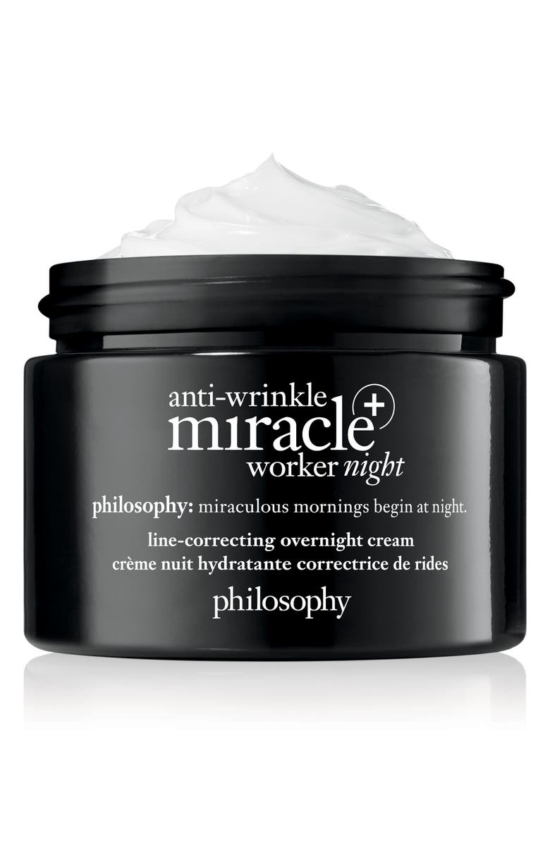 philosophy anti-wrinkle miracle worker night + line-correcting overnight cream, Alternate, color, 