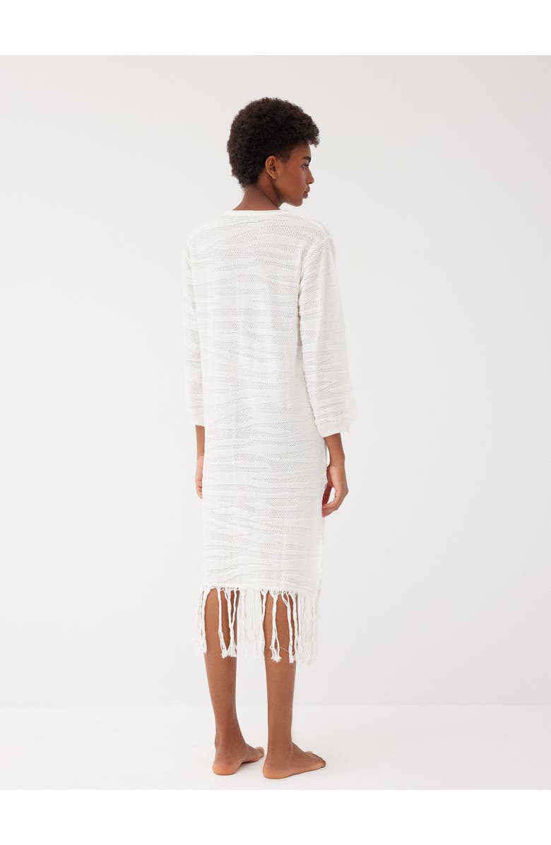 Labeca London Storm Striped Linen-Blend Bustier Top, Alternate, color, 