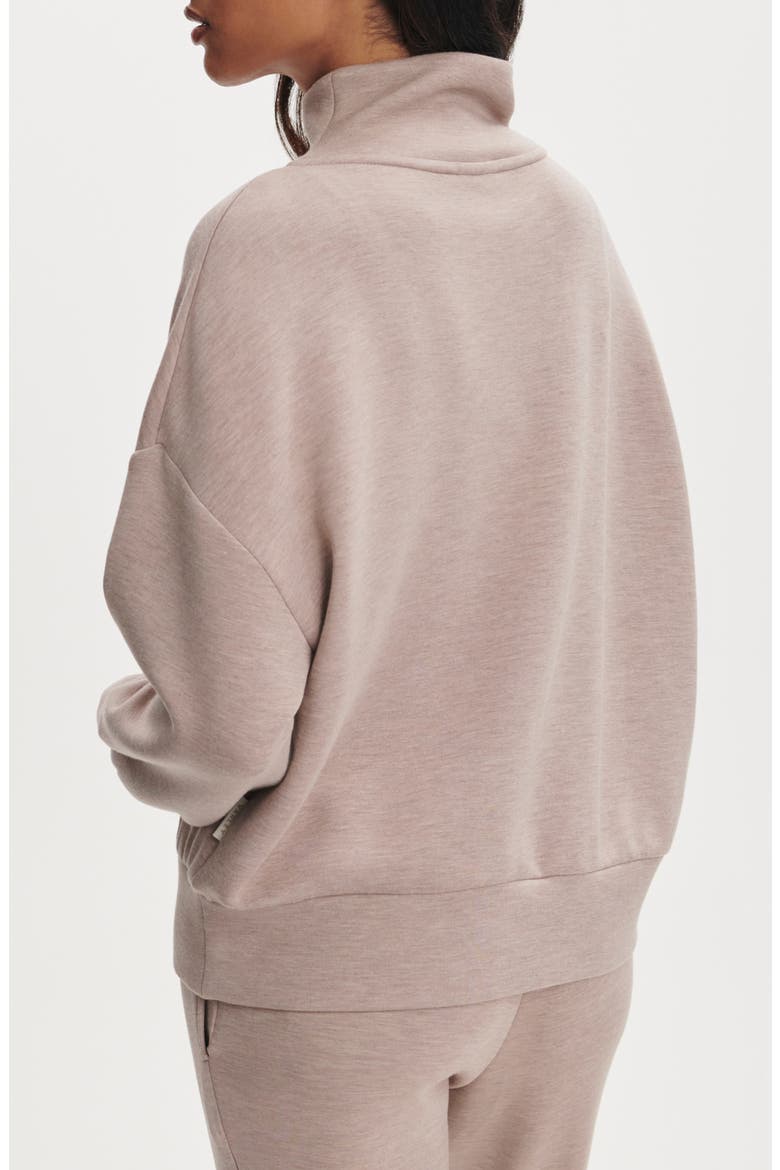 Hawley Half-Zip Sweatshirt, Alternate, color, TAUPE MARL