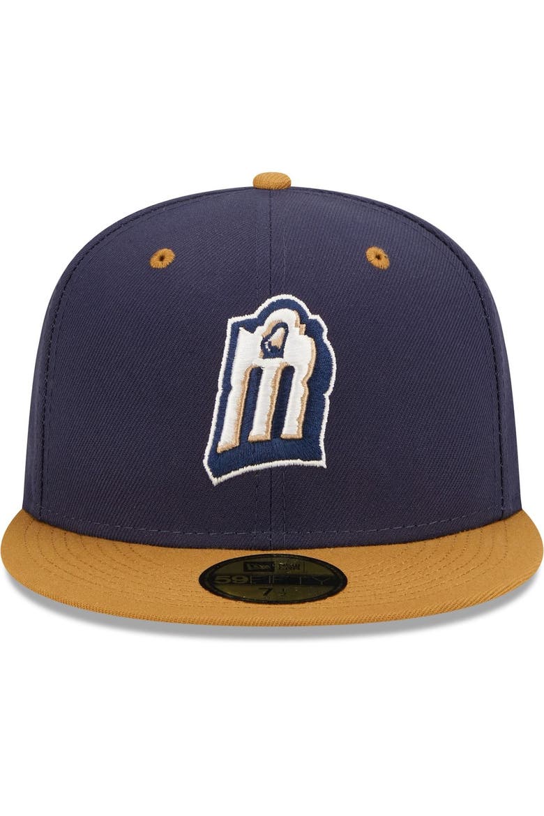 Men's New Era Navy San Antonio Missions Authentic Collection Team Alternate 59FIFTY Fitted Hat, Alternate, color, Navy