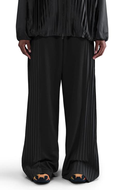 Pleated Wide Leg Pants
