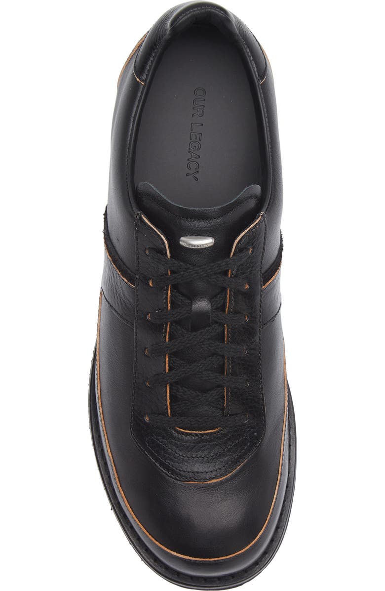 OUR LEGACY Ten Pin Derby, Alternate, color, Black Strike Leather