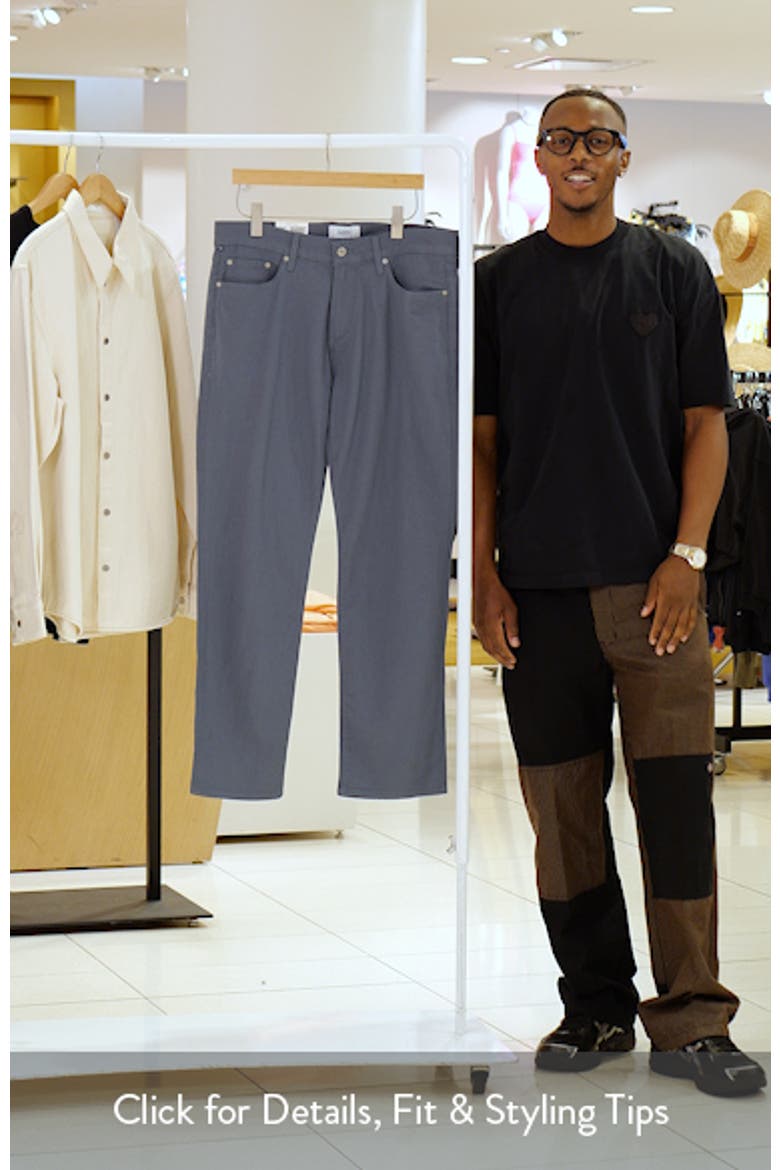 Elijah Relaxed Straight Stretch Cotton & Linen Pants video