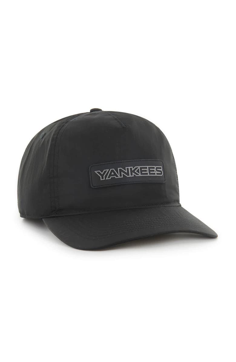 '47 Men's '47 Black New York Yankees Quiet Outdoors Hitch Adjustable Hat, Alternate, color, Black