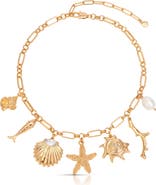 Ettika Oceanic Dreams Charm Necklace