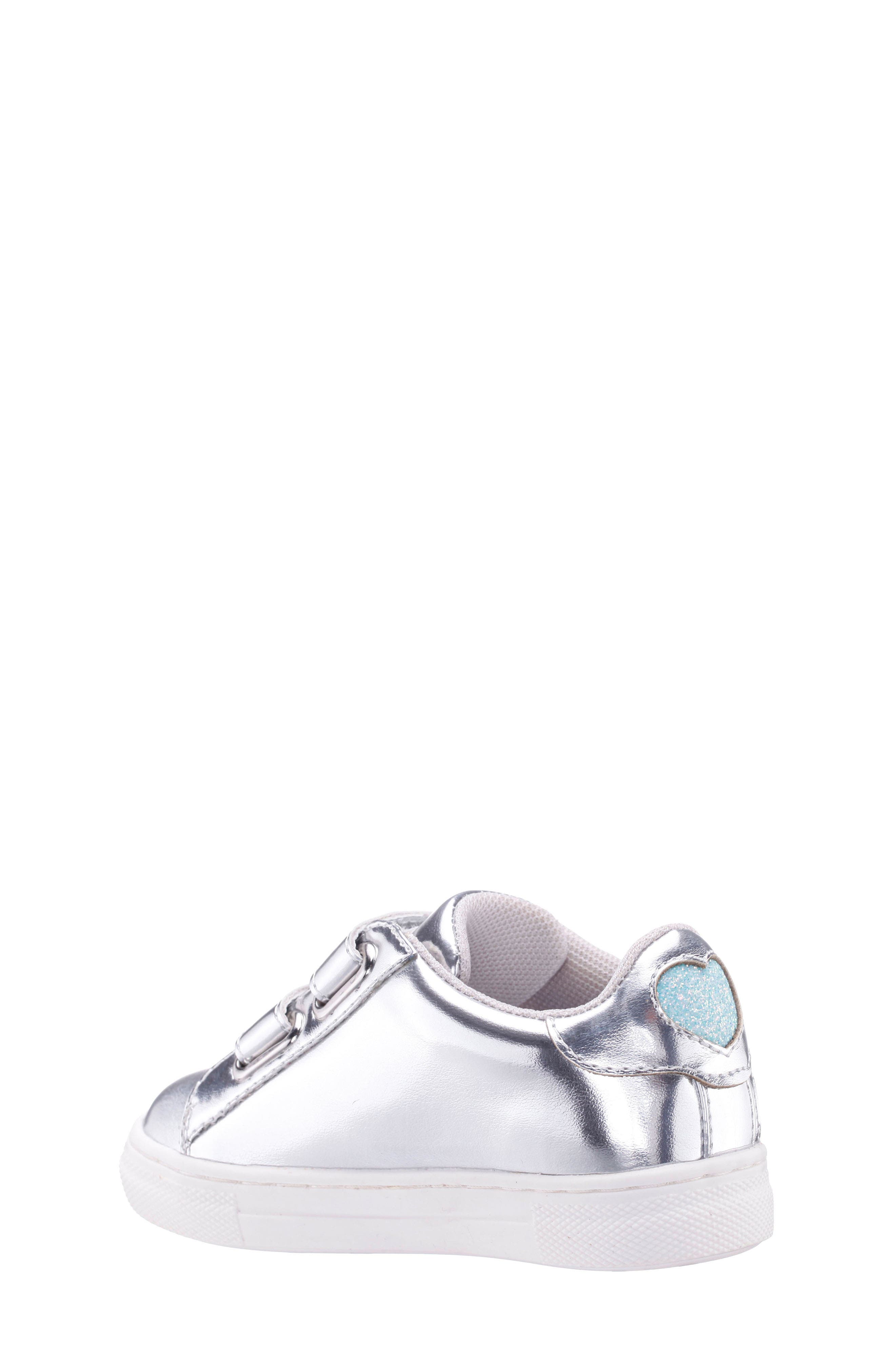 Kids Esti Sneaker, Alternate, color, SILVER METALLIC