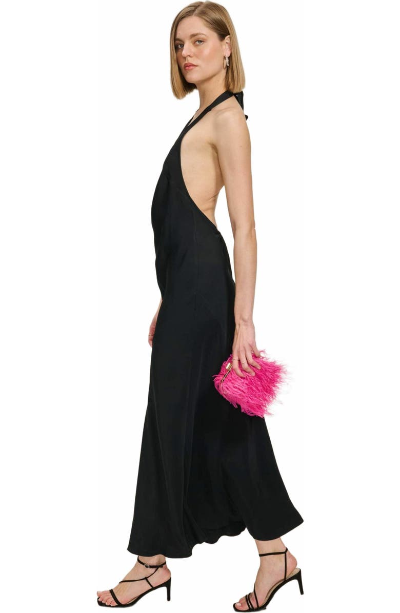 MODA LUXE Feathered Flair Evening Bag, Alternate, color, Hot Pink