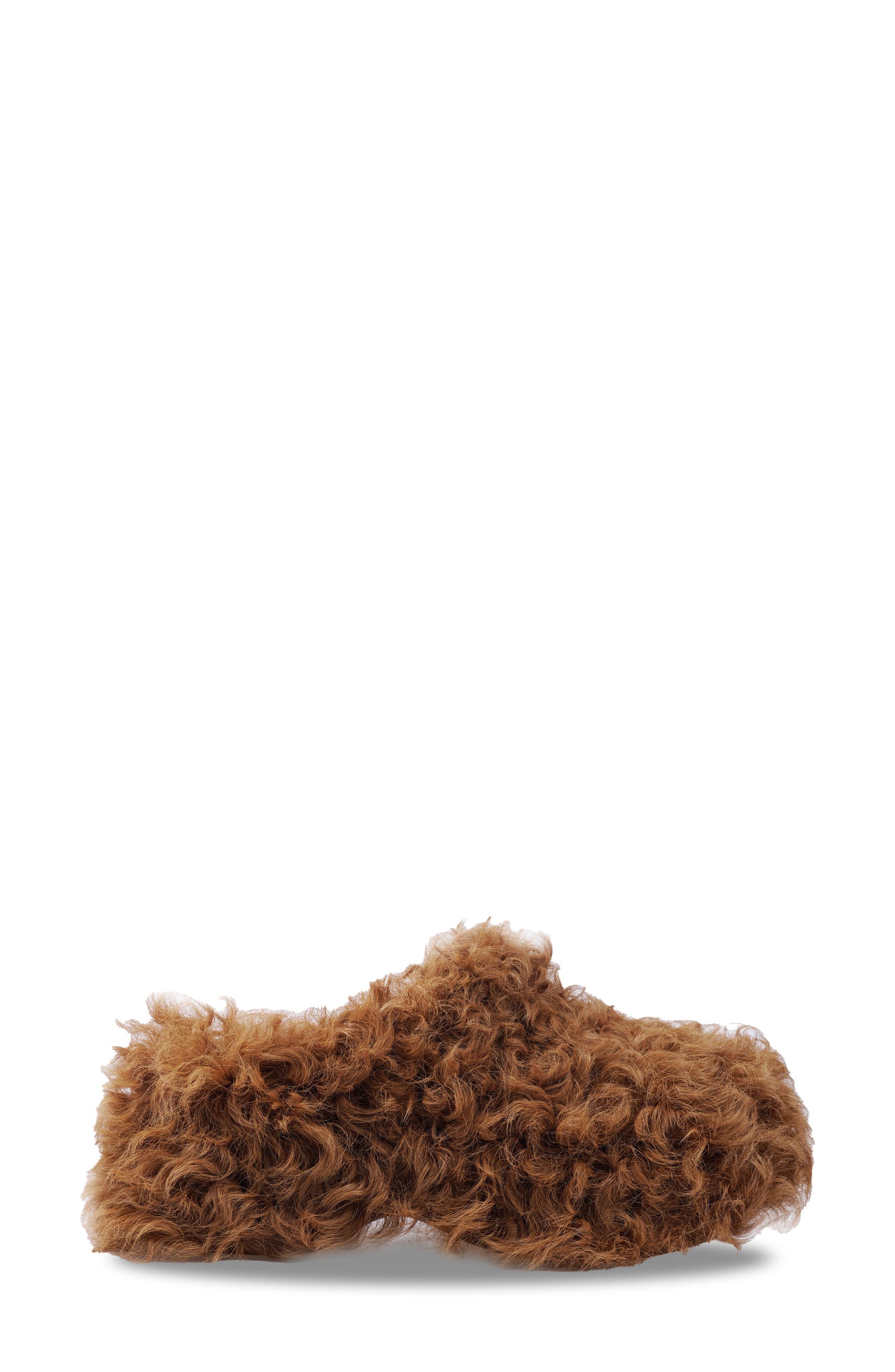 Jincy Genuine Shearling Clog, Alternate, color, TAN
