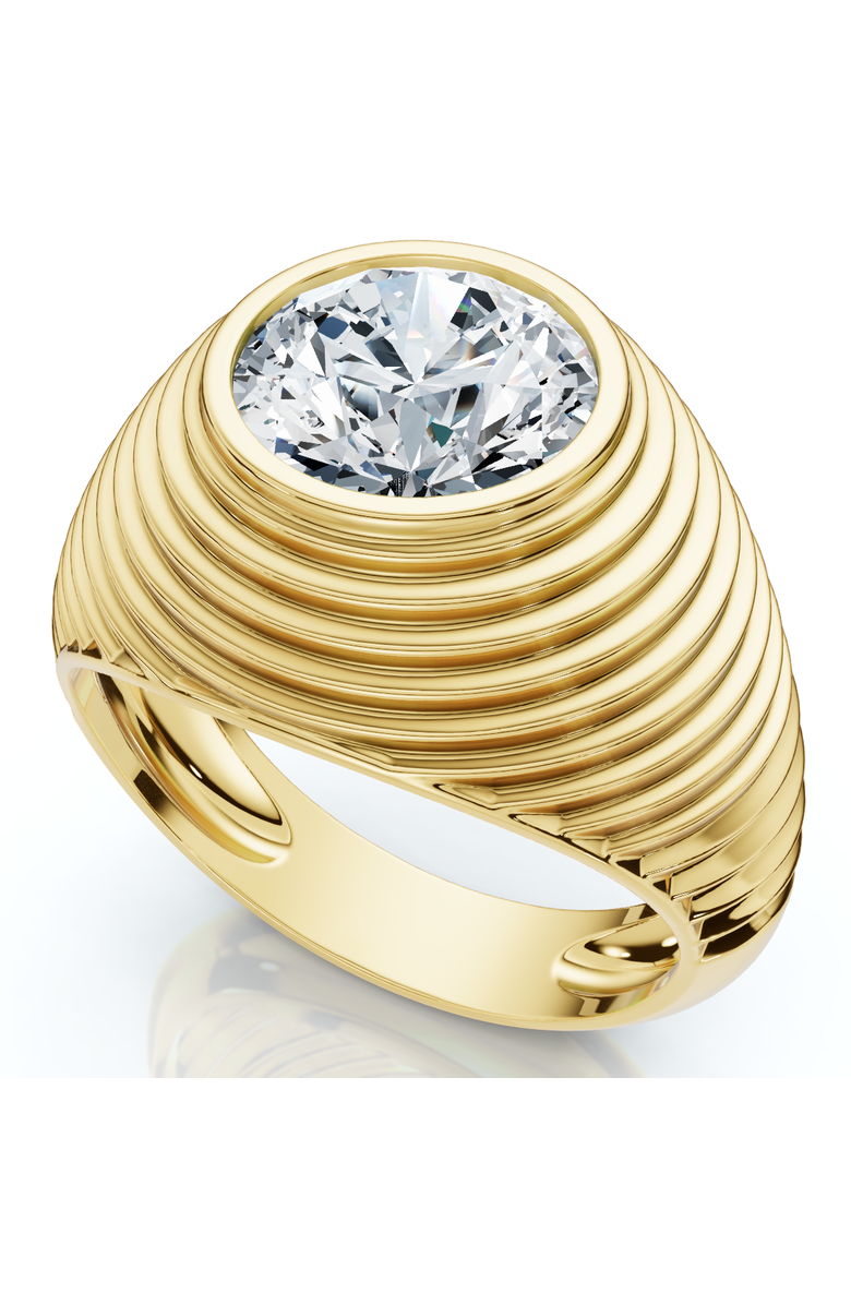 Bliss Diamond Certified 2Ct Kara Diamond Engagement Anniversary Ring 14k Gold Lab Grown, Main, color, 14K Yellow Gold