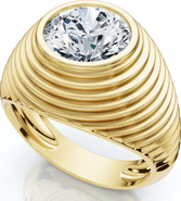 Bliss Diamond Certified 2Ct Kara Diamond Engagement Anniversary Ring 14k Gold Lab Grown