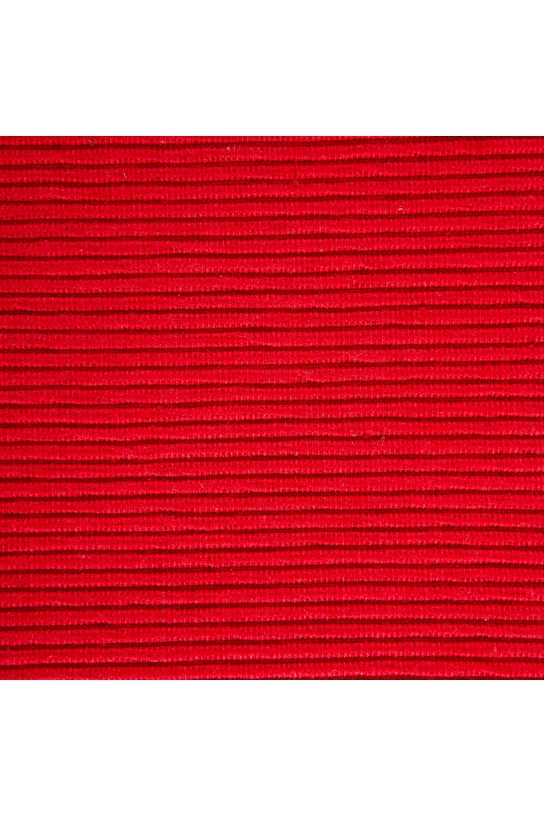 Tango Red Ribbed Table Runner, Alternate, color, Tango Red