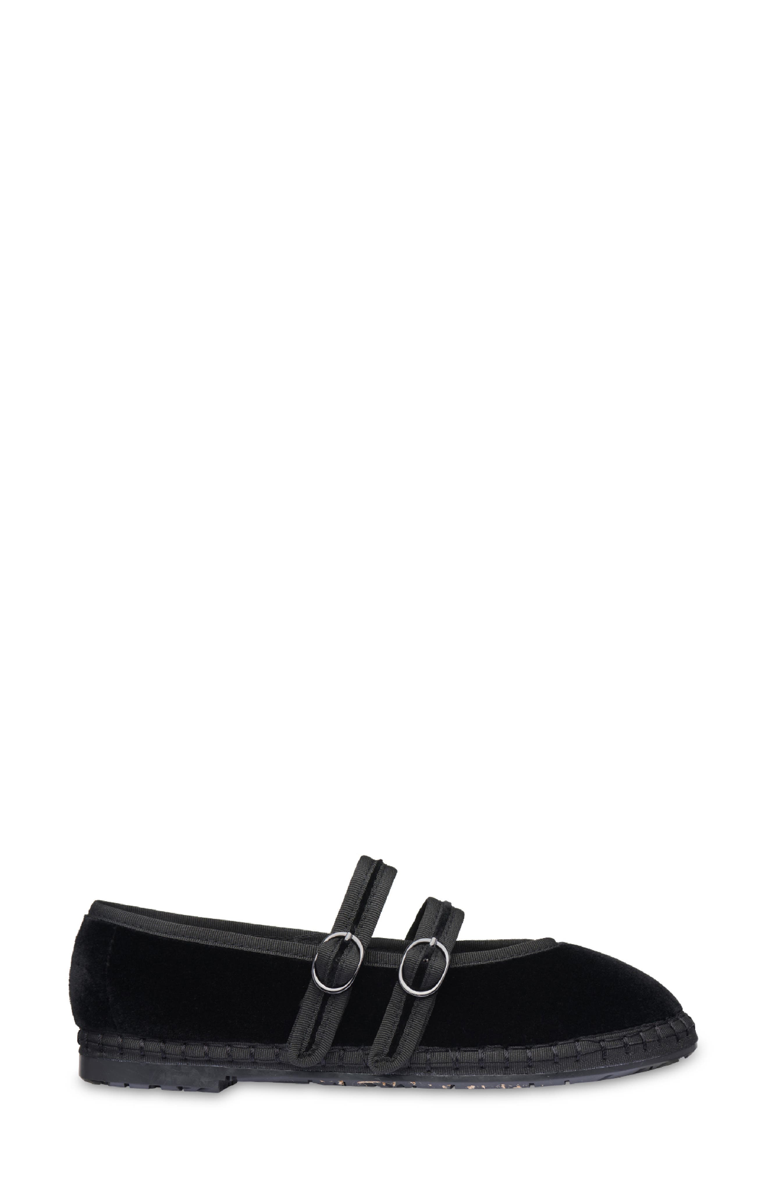 Claire Velvet Mary Jane, Alternate, color, BLACK