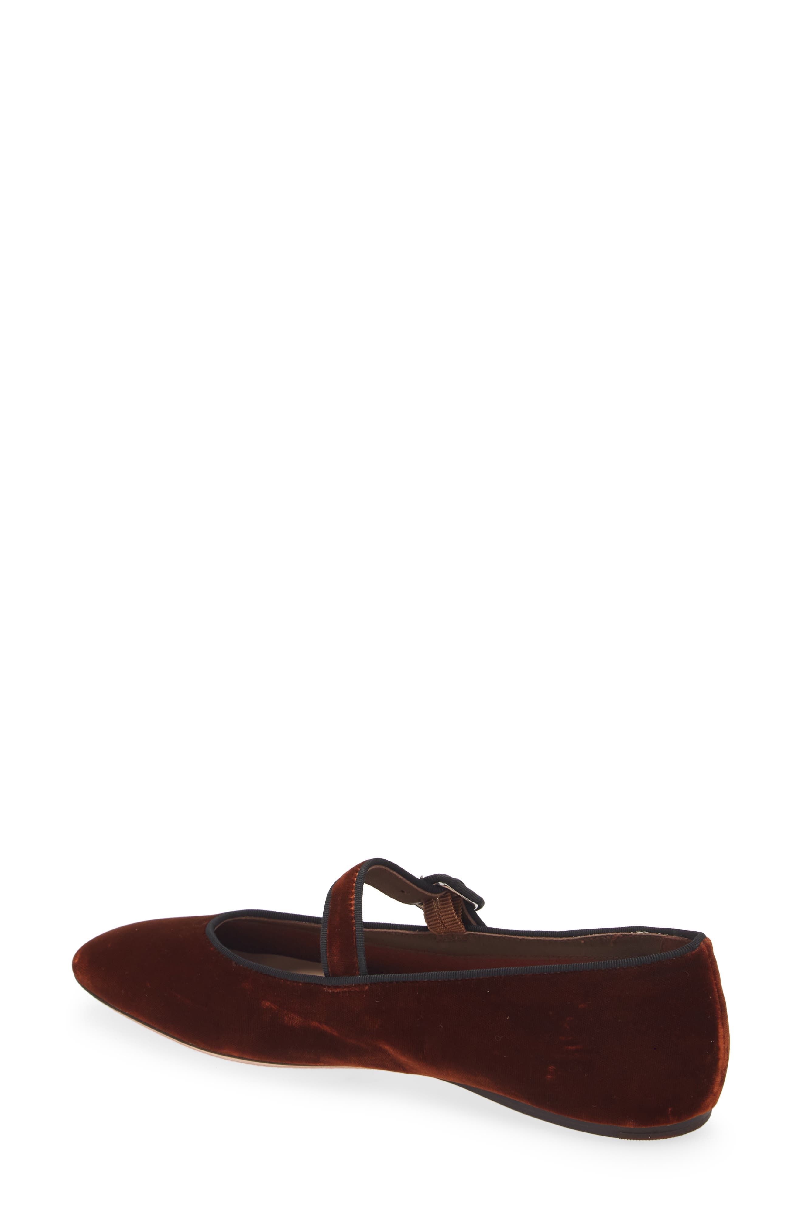 Ginger Mary Jane Flat, Alternate, color, SIENNA/ BLACK