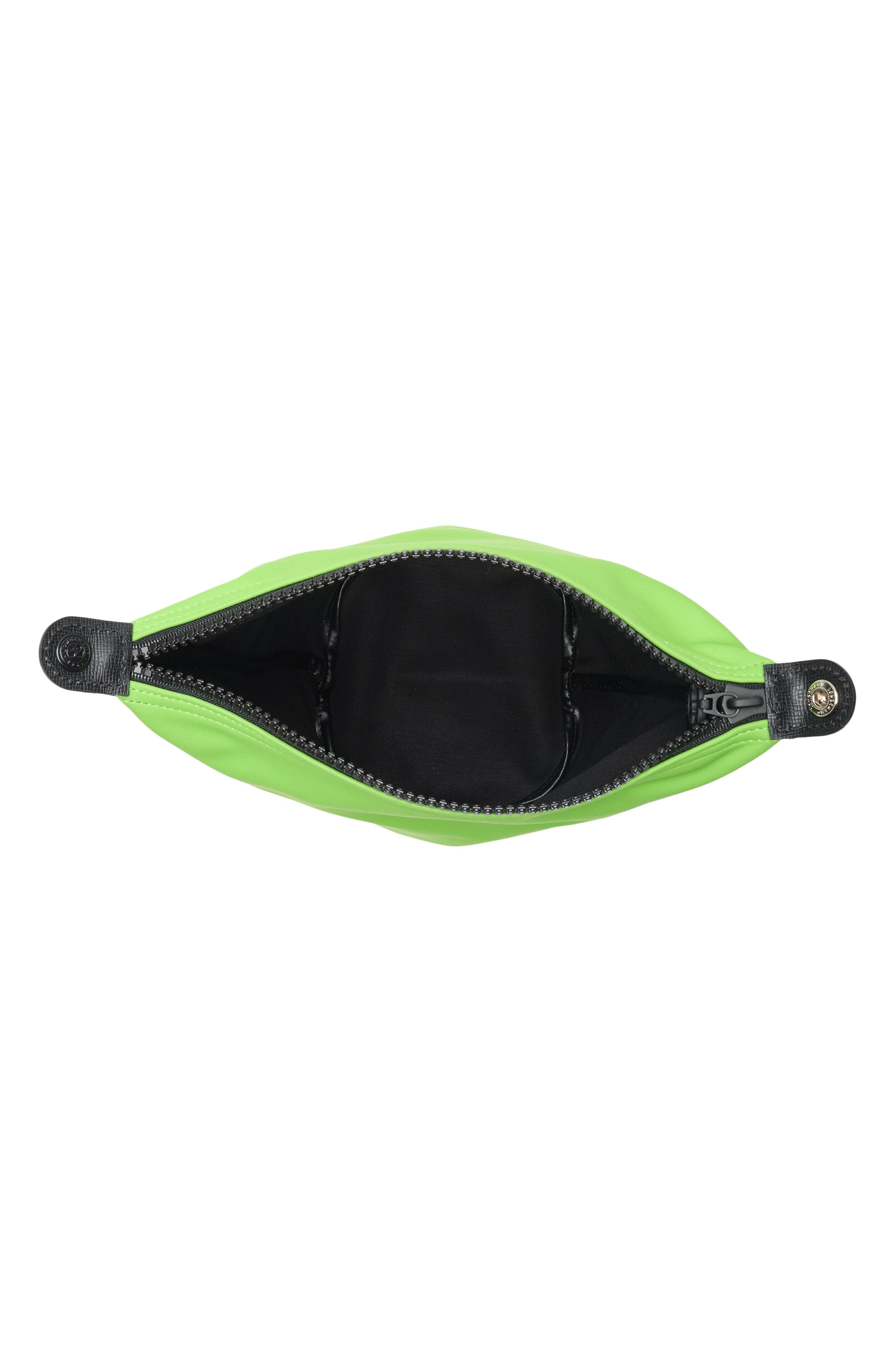 Longchamp Scuba Zip Pouch, Alternate, color, Green Light