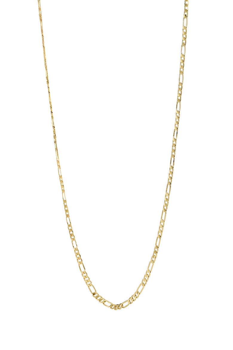 Men's Figaro Necklace & Bracelet Set, Alternate, color, GOLD