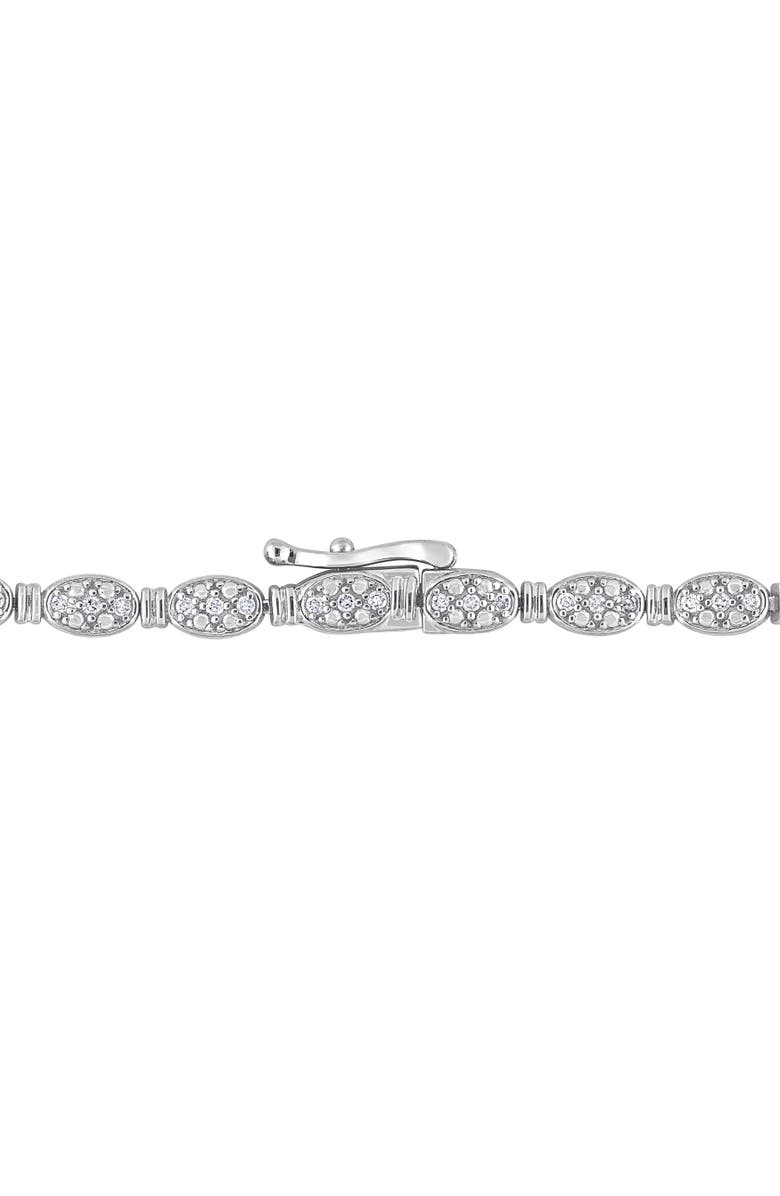 Julianna B. 1/2 CTW Diamond Tennis Bracelet Sterling Silver, Alternate, color, Sterling Silver