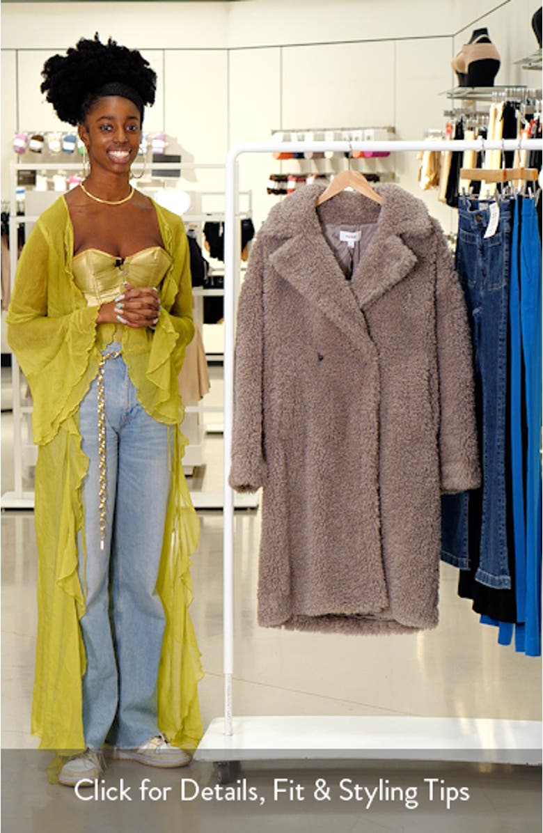 Darla Faux Fur Coat, sales video thumbnail