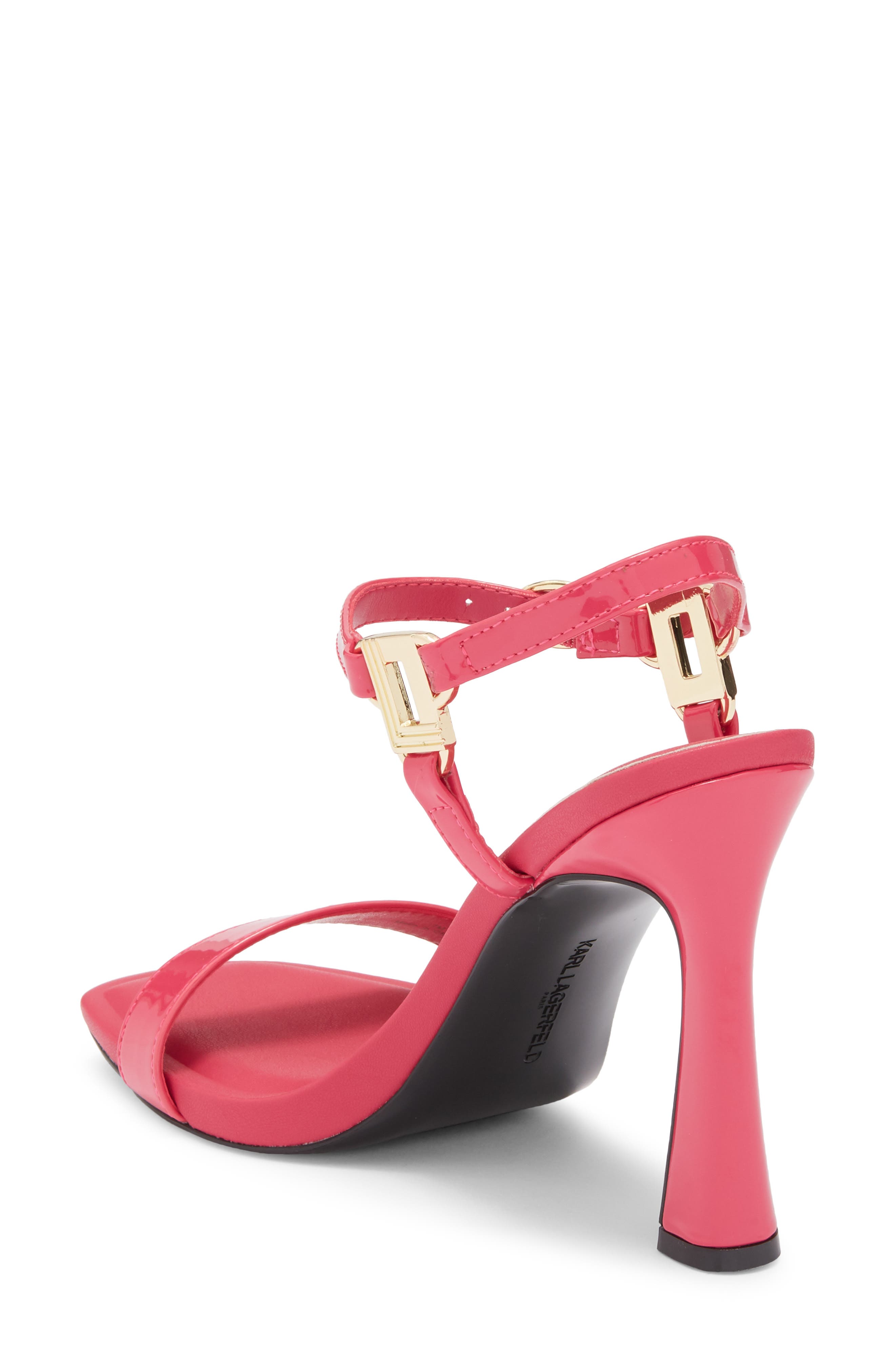 KARL LAGERFELD PARIS Cybil Ankle Strap Sandal (Women) | Nordstromrack