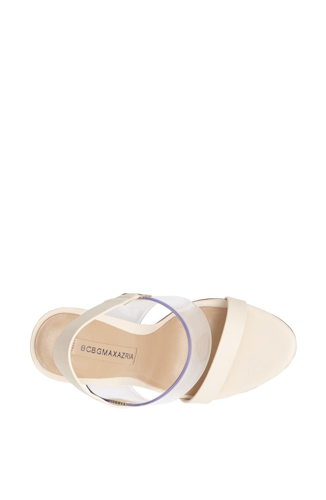 'Jash' Sandal, Alternate, color, NATURAL/ CLEAR