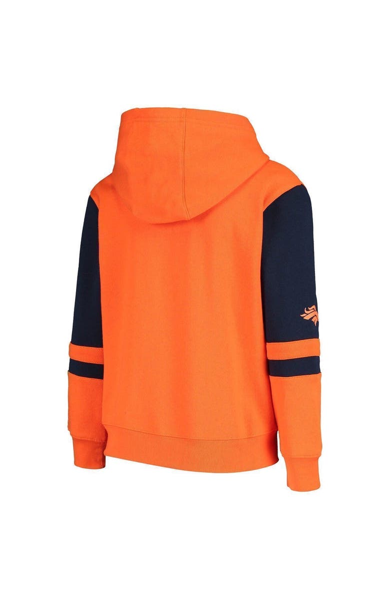 Outerstuff Youth Orange Denver Broncos Stadium Full-Zip Hoodie, Alternate, color,