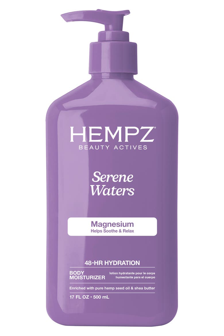 Serene Waters Moisturizing Body Lotion with Calming Magnesium, Main, color, NO COLOR