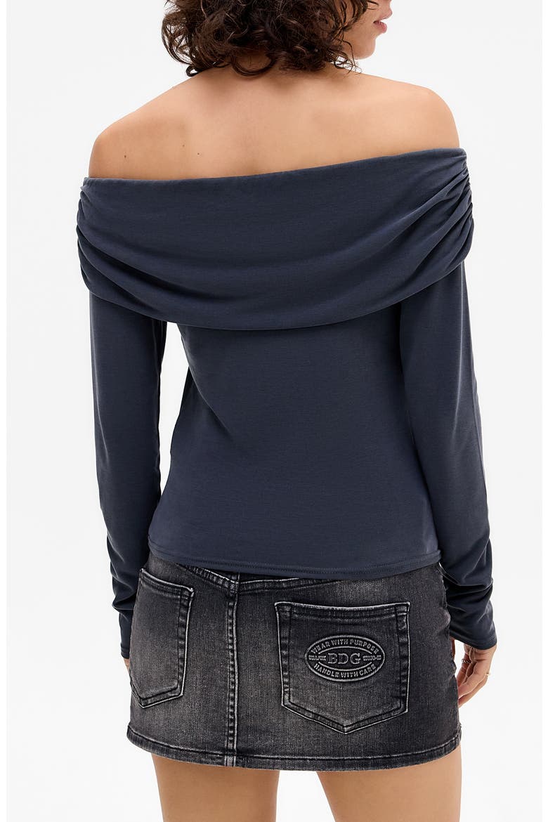 Ultimate Off the Shoulder Top, Alternate, color, BLACK
