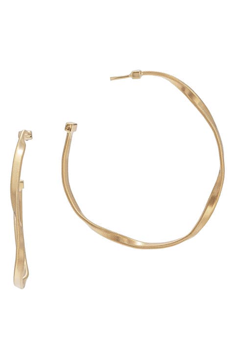 Marrakech Twist Hoop Earrings