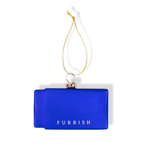 Furbish Matchbook Ornament In Blue