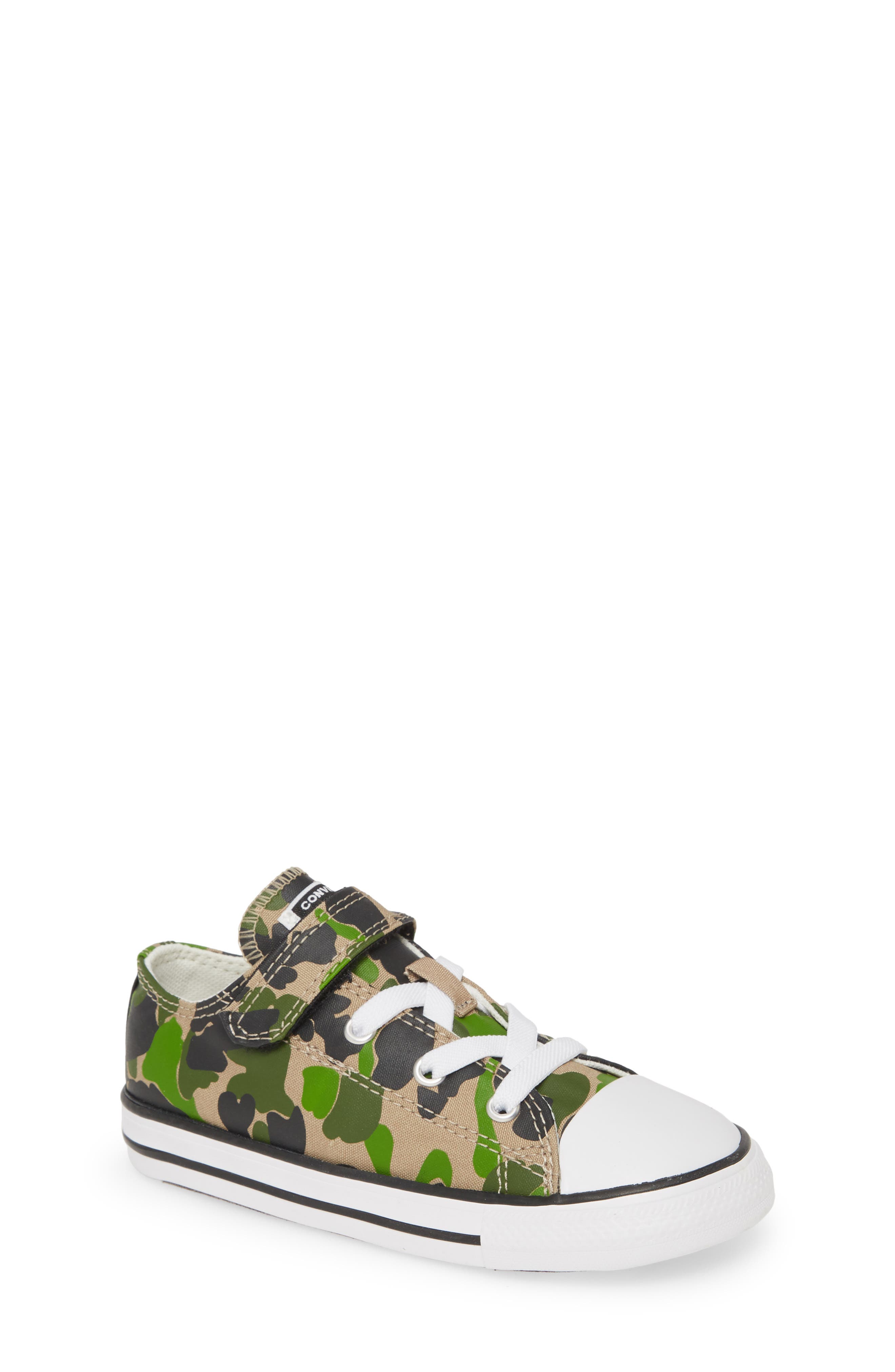 Converse Chuck Taylor<sup>®</sup> All Star<sup>®</sup> 1V Camo Low Top Sneaker, Main, color, 