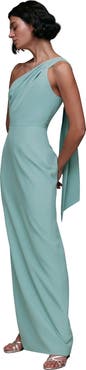 Whistles Bethan One Shoulder Maxi Dress