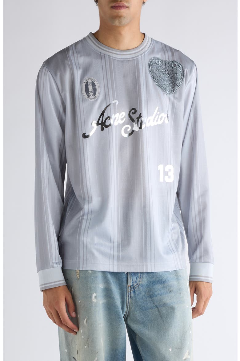 Edwin Sports Long Sleeve Graphic T-Shirt, Main, color, GREY