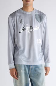 Acne Studios Edwin Sports Long Sleeve Graphic T-Shirt