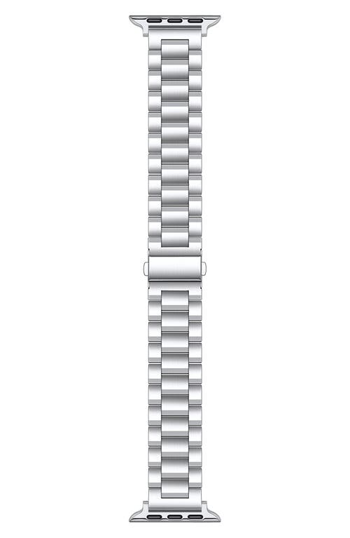 The Posh Tech Maxwell Bracelet Apple Watch® Watchband in Silver 