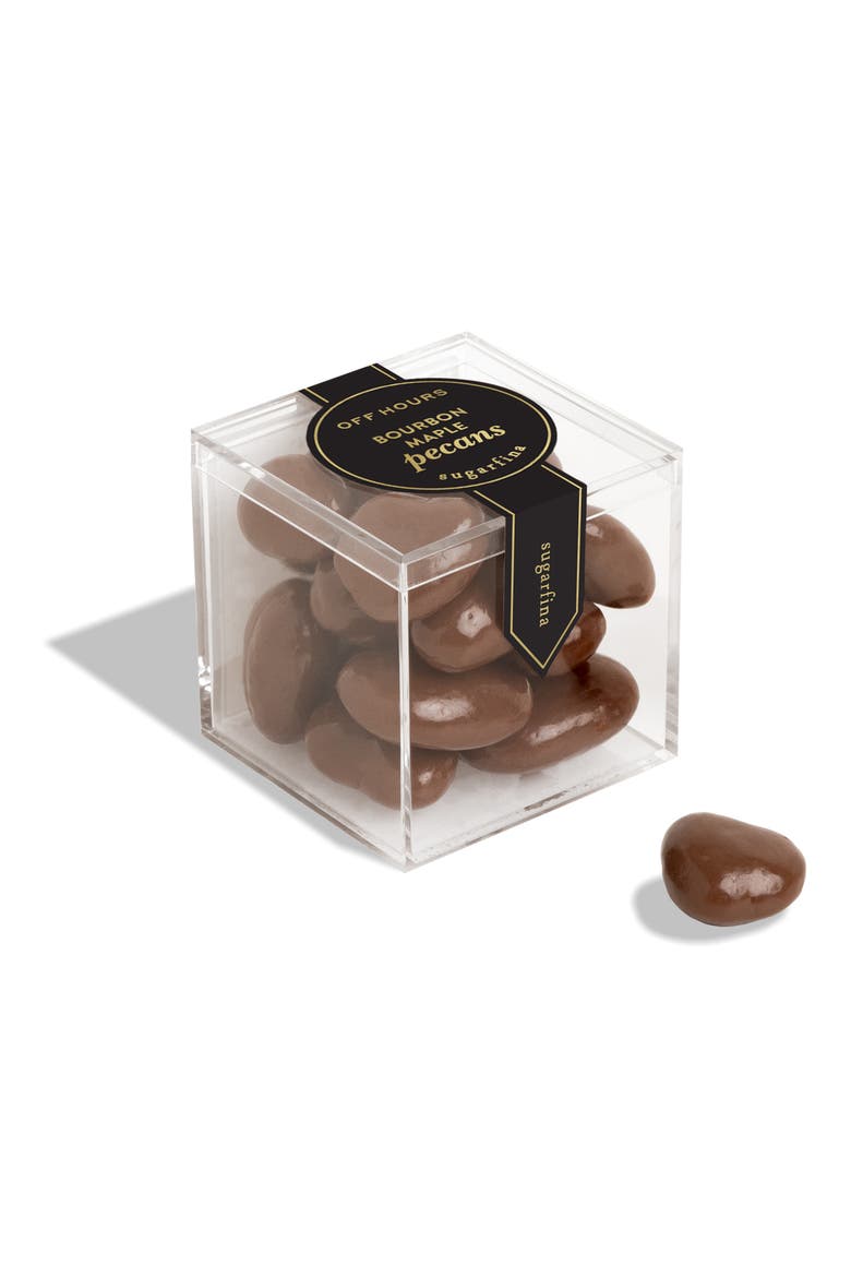 Off Hours Set of 4 Bourbon Maple Pecan Candy Cubes, Alternate, color, BLUE