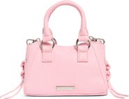 Madden Girl Whipstitch Top Handle Mini Satchel